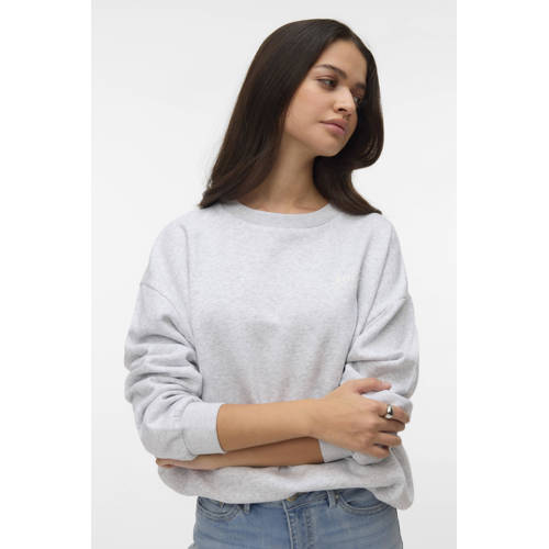 VERO MODA sweater lichtgrijs afbeelding