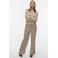 VERO MODA straight regular waist casual broek beige