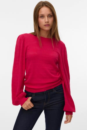trui roze gebreid