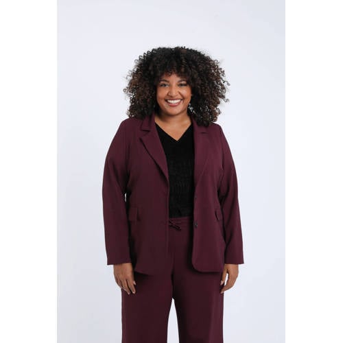 Paprika regular blazer donkerrood afbeelding