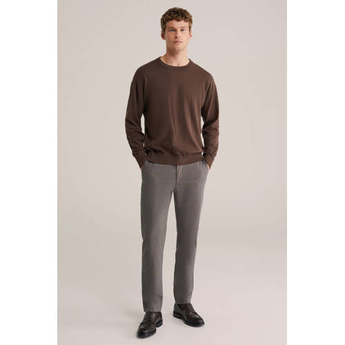 WE Fashion regular chino bruin afbeelding