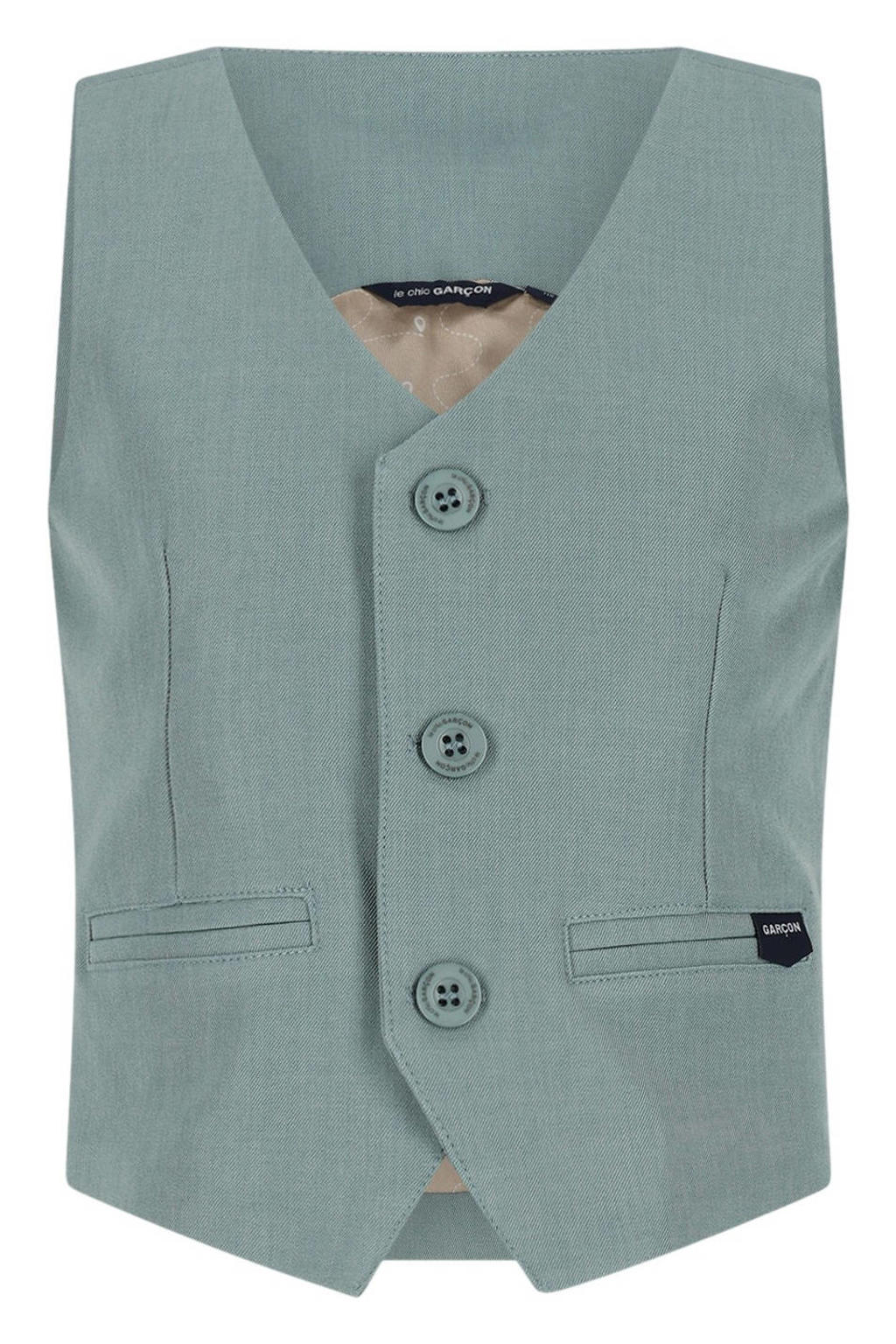 Blauw gilet voor jongens | Bestel online bij Your Wishes