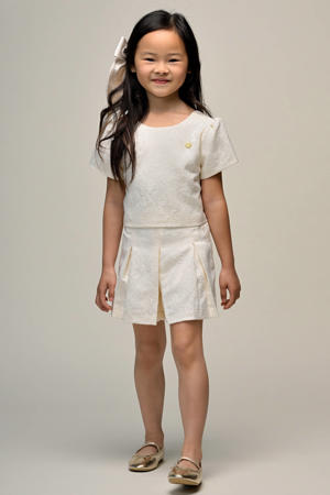 jacquard short offwhite