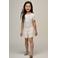 Le Chic jacquard short offwhite