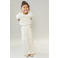 Le Chic blousetop met textuur offwhite
