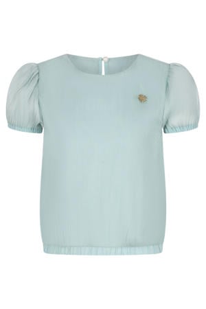 blousetop lichtblauw