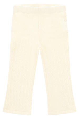 flared broek ecru