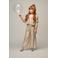 Le Chic wide leg broek goud