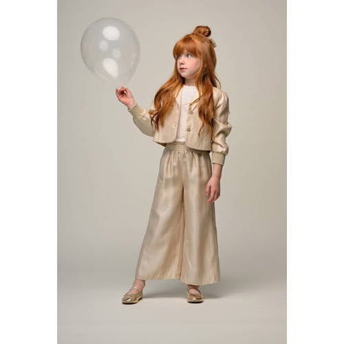 Le Chic wide leg broek goud afbeelding