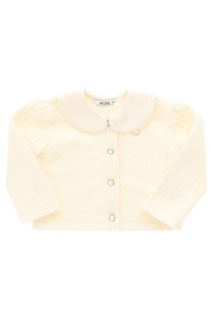 blouse met textuur offwhite