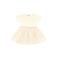 Le Chic korte jurk ecru