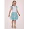 Le Chic mini rok lichtblauw