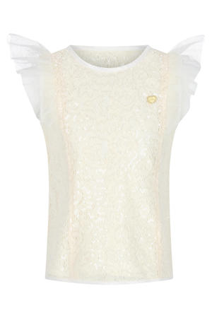 T-shirt wit gehaakt