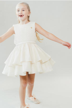 korte jurk offwhite