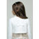 Le Chic bolero met sierstrik offwhite