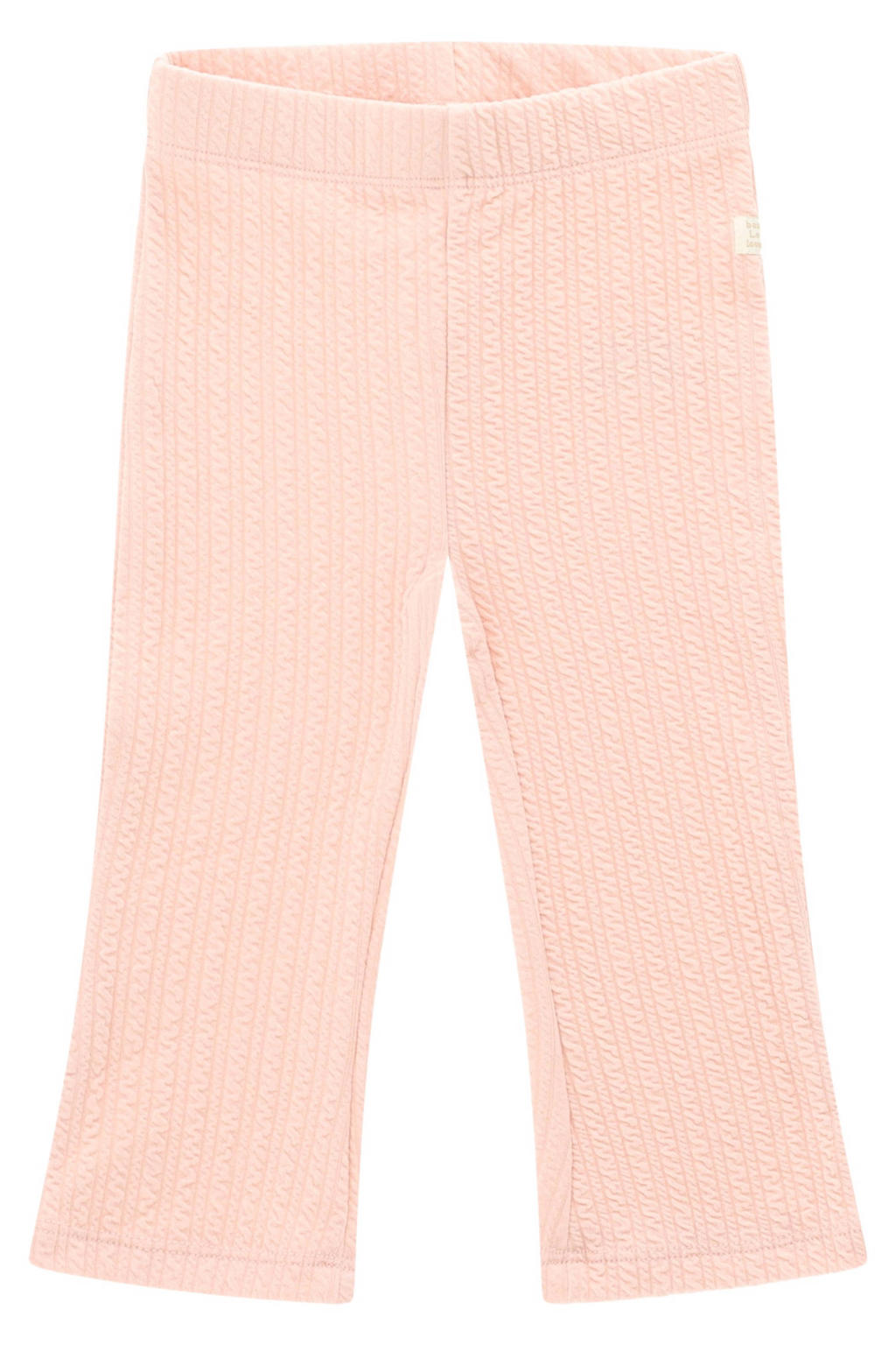 Roze meisjes Le Chic flared broek van polyester met regular waist en elastische tailleband