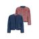 NONO reversible jas blauw