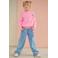 NONO regular casual broek lichtblauw