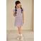 NONO midi jurk blauw