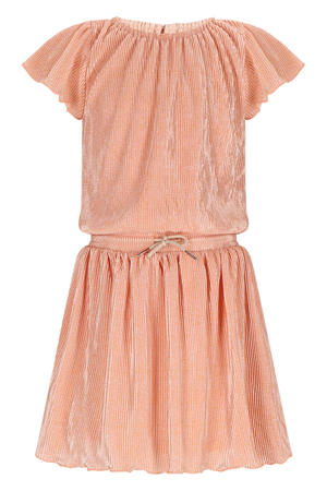 midi jurk roze