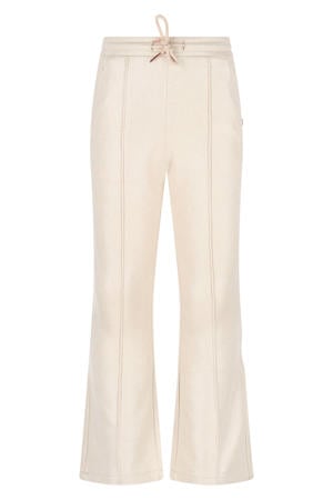 flared casual broek wit