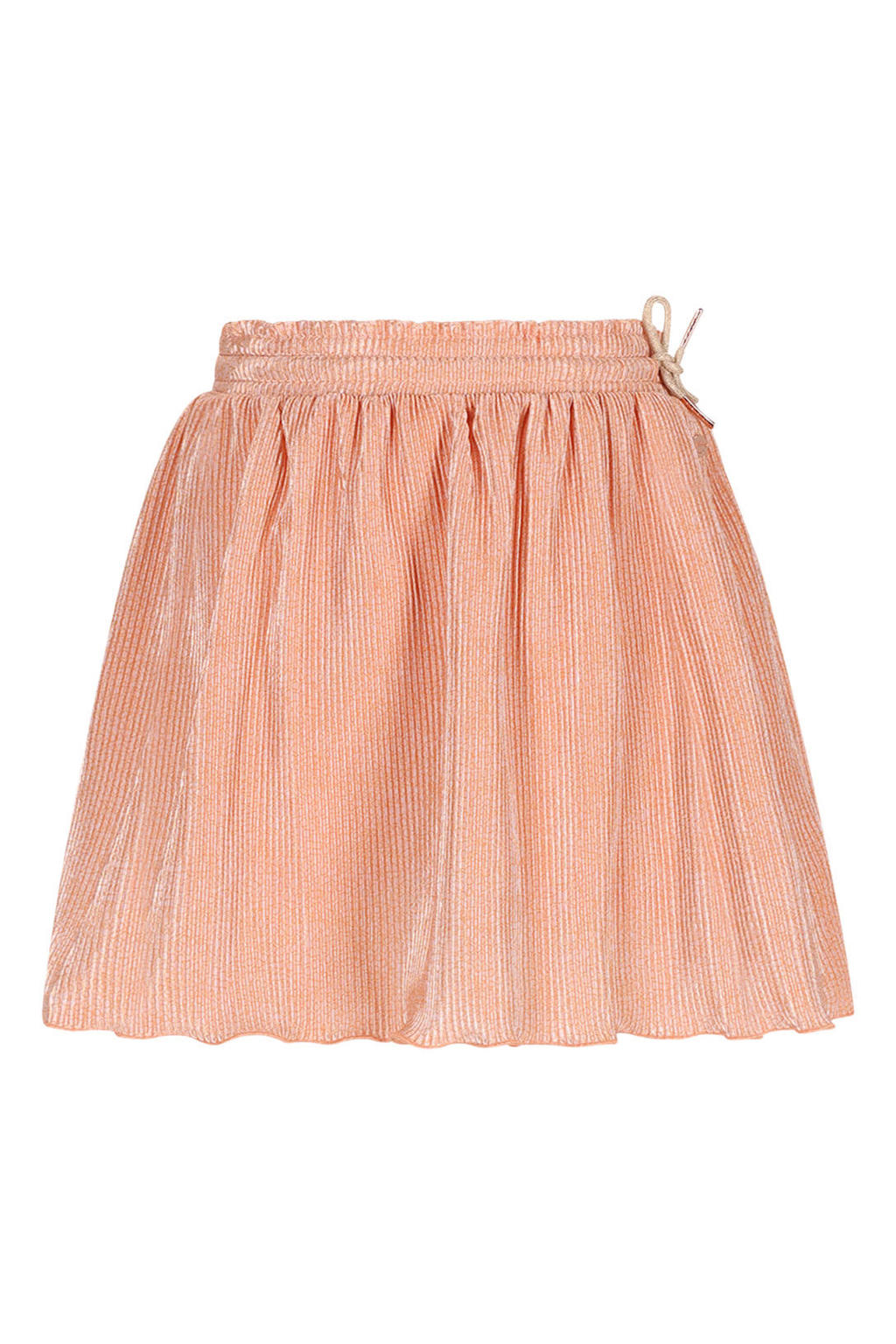 Roze meisjes NONO midi rok gemaakt van polyester en met elastische tailleband met koord