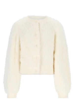 gebreid vest wit