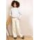 NONO regular casual broek wit
