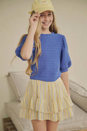 blousetop blauw