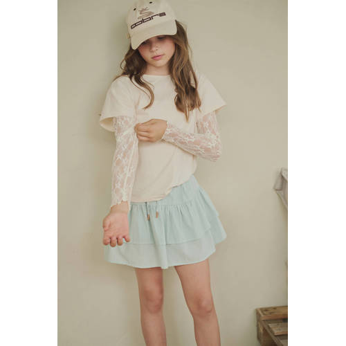 NoBell’ longsleeve wit afbeelding