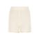 NoBell’ regular waist casual short ecru crochet