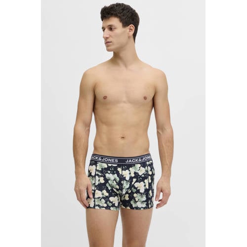 JACK & JONES boxershort JACRAY FLOWER (set van 3) afbeelding