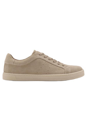 suède sneakers beige