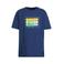 Orange Stars T-shirt donkerblauw