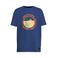 Orange Stars T-shirt donkerblauw