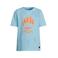 Orange Stars T-shirt lichtblauw