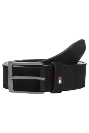 nubuck riem Layton zwart