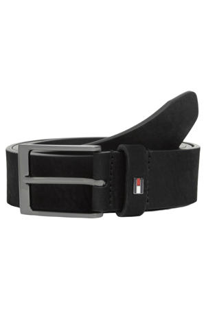 nubuck riem Layton zwart