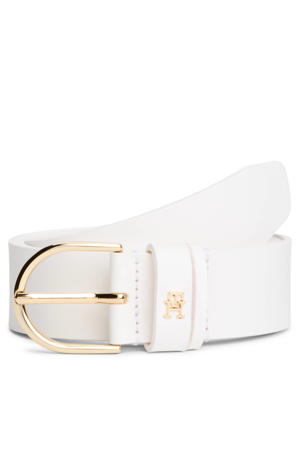 leren riem Essential Effortless ecru