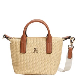 raffia mini shopper Popette naturel