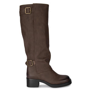 Jane bikerboots donkerbruin