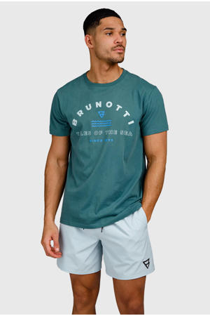 T-shirt petrol