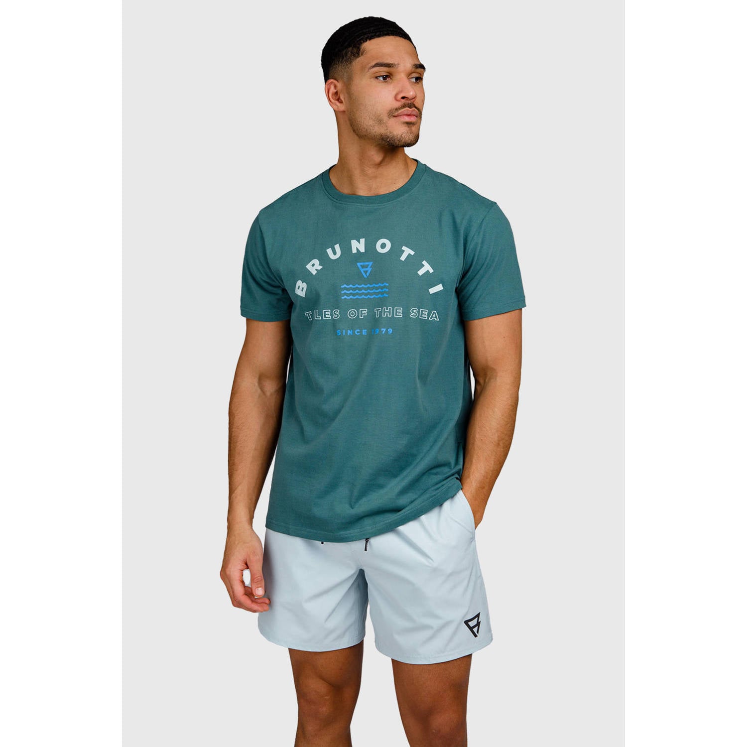 Brunotti T-shirt petrol