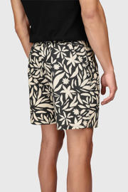 thumbnail: Brunotti short all over print zwart/ecru