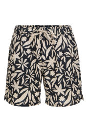 thumbnail: Brunotti short all over print zwart/ecru