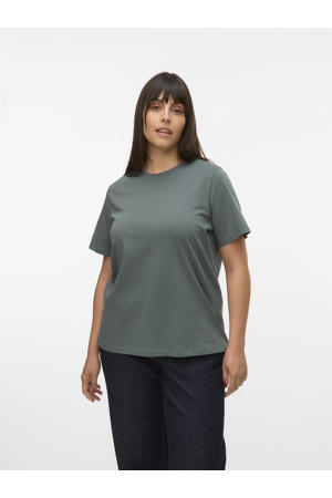 T-shirt grijsgroen