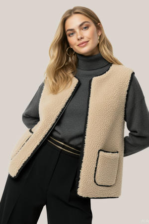 gilet beige