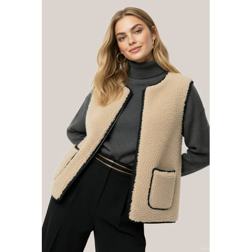 HYPEDROP gilet beige afbeelding