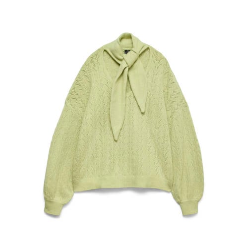 VERO MODA CURVE trui limegroen gebreid afbeelding