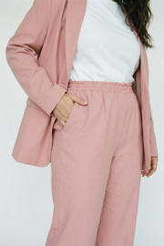 thumbnail: VERO MODA CURVE regular blazer roze